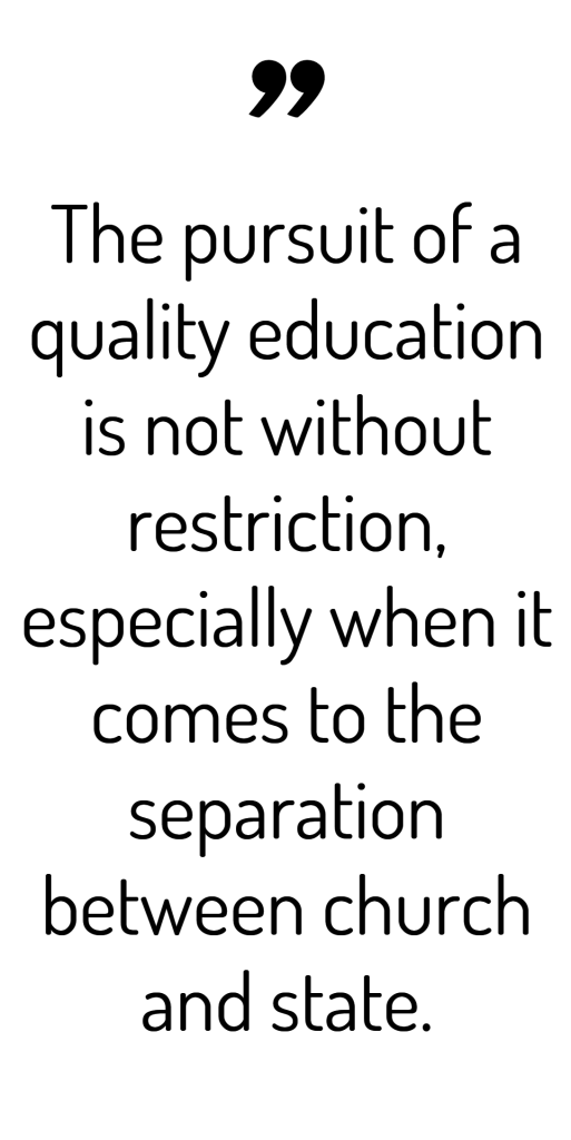 Separation Of Church And State In Public Education | Shepherd & Allen